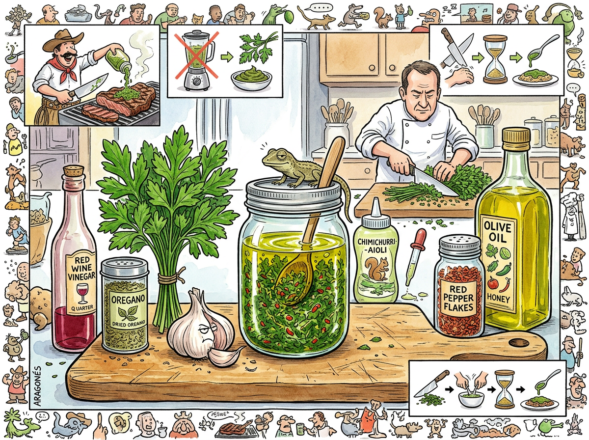 Chimichurri illustration