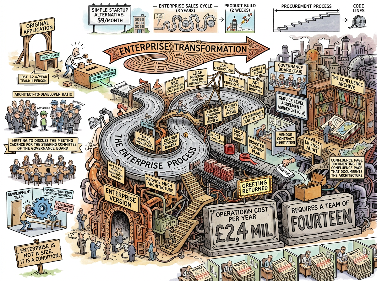 Enterprise illustration