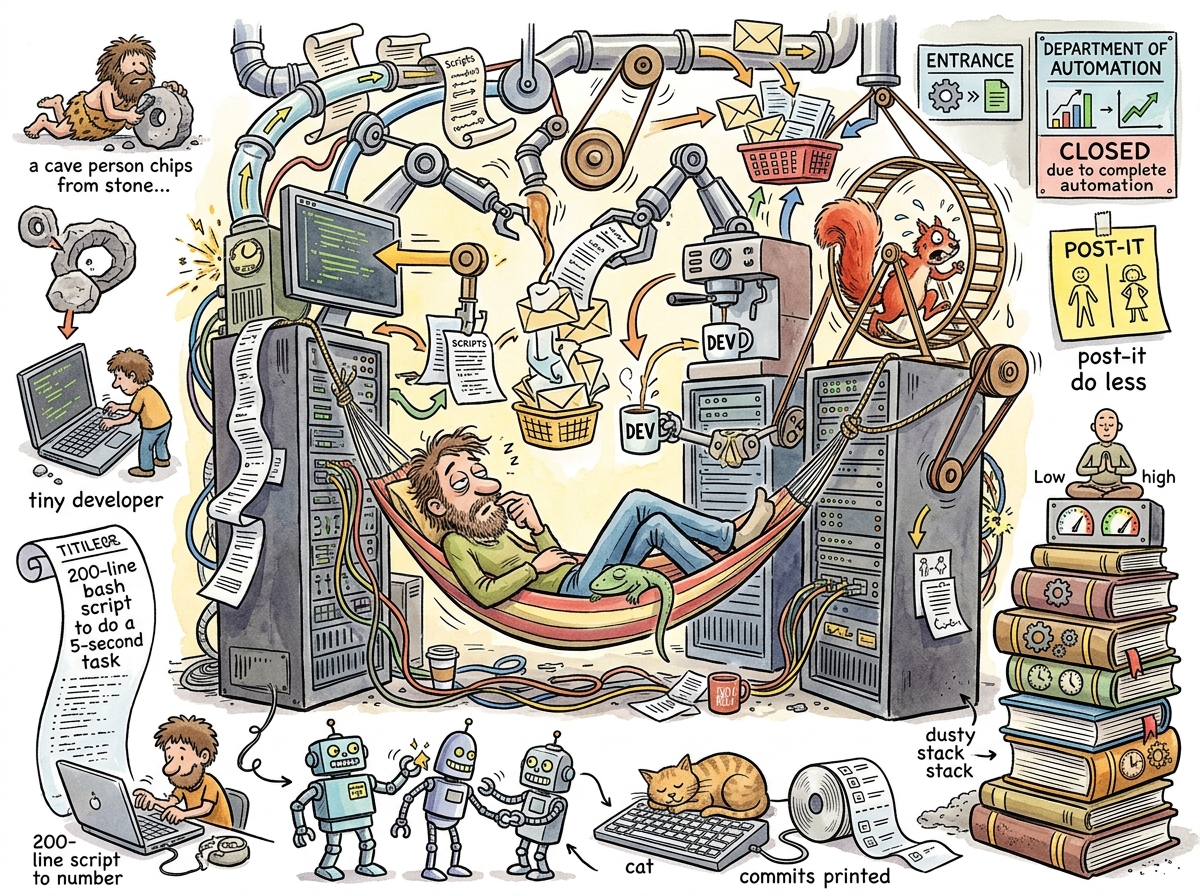 Laziness illustration