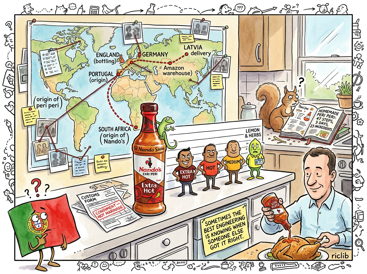 Nando's Peri Peri illustration