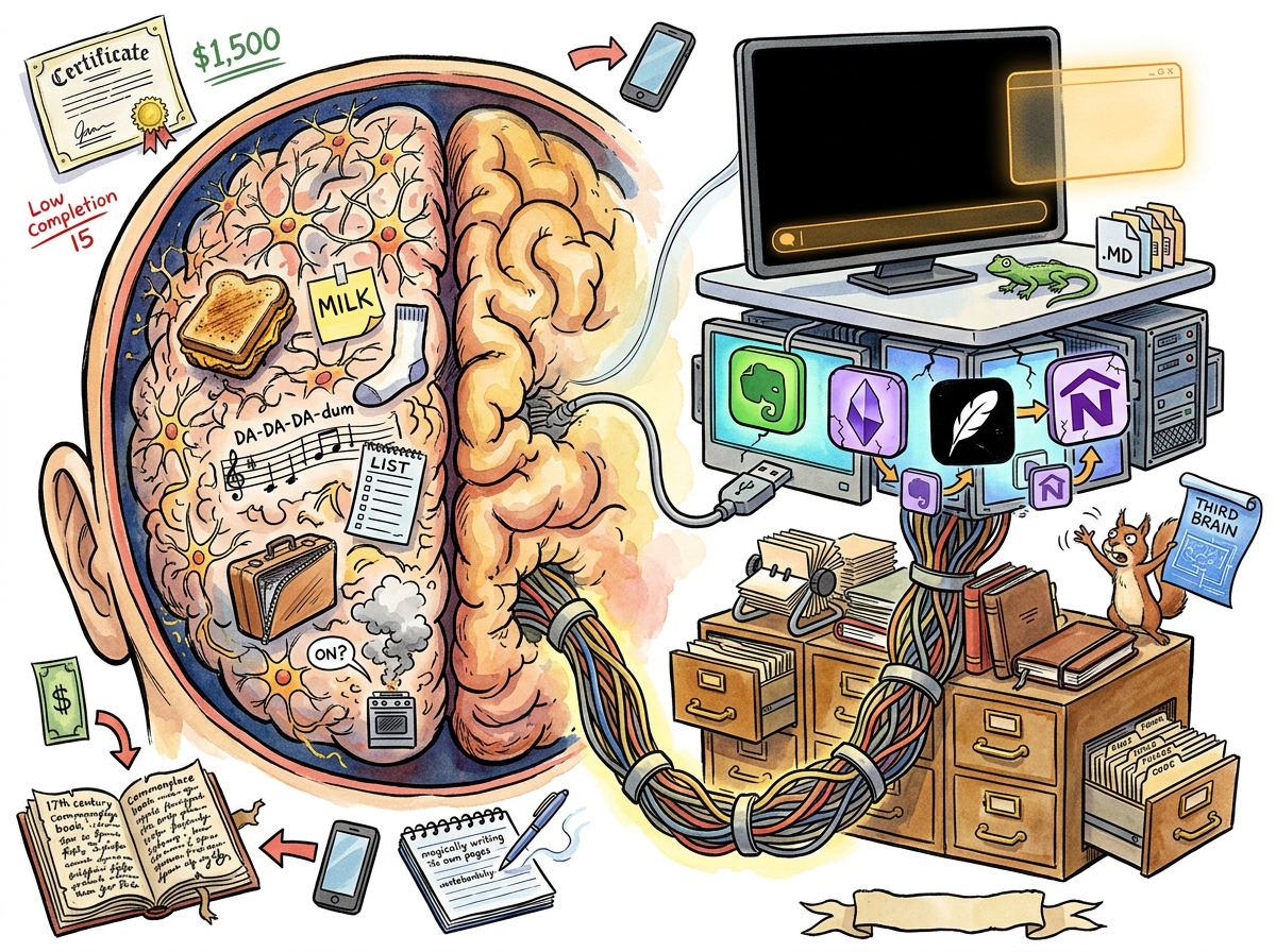 Second Brain illustration