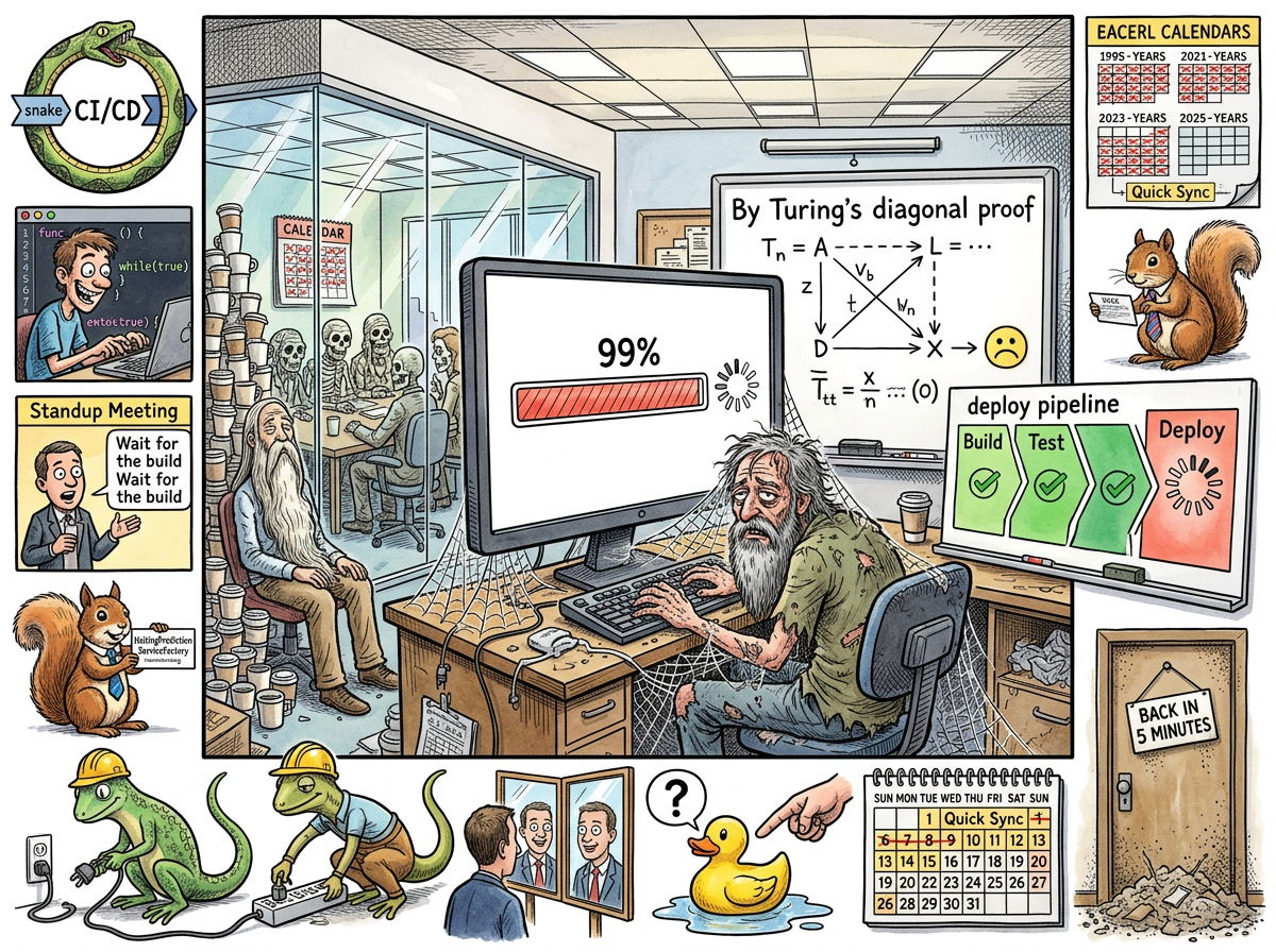 The Halting Problem illustration