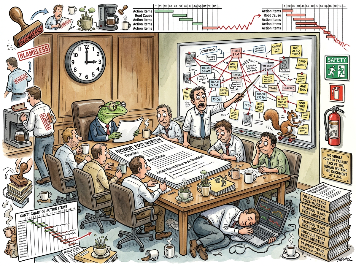 The Incident Postmortem illustration