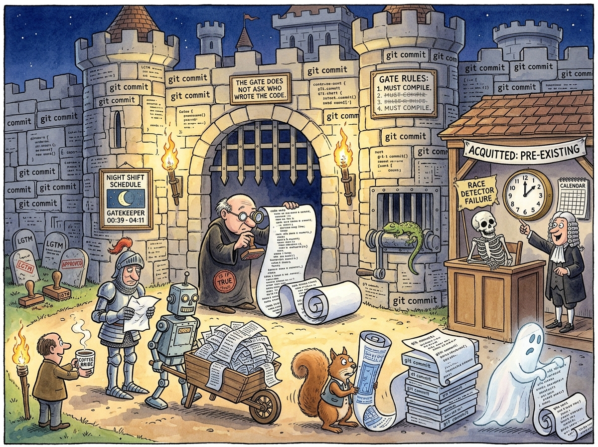 The Review Gate illustration