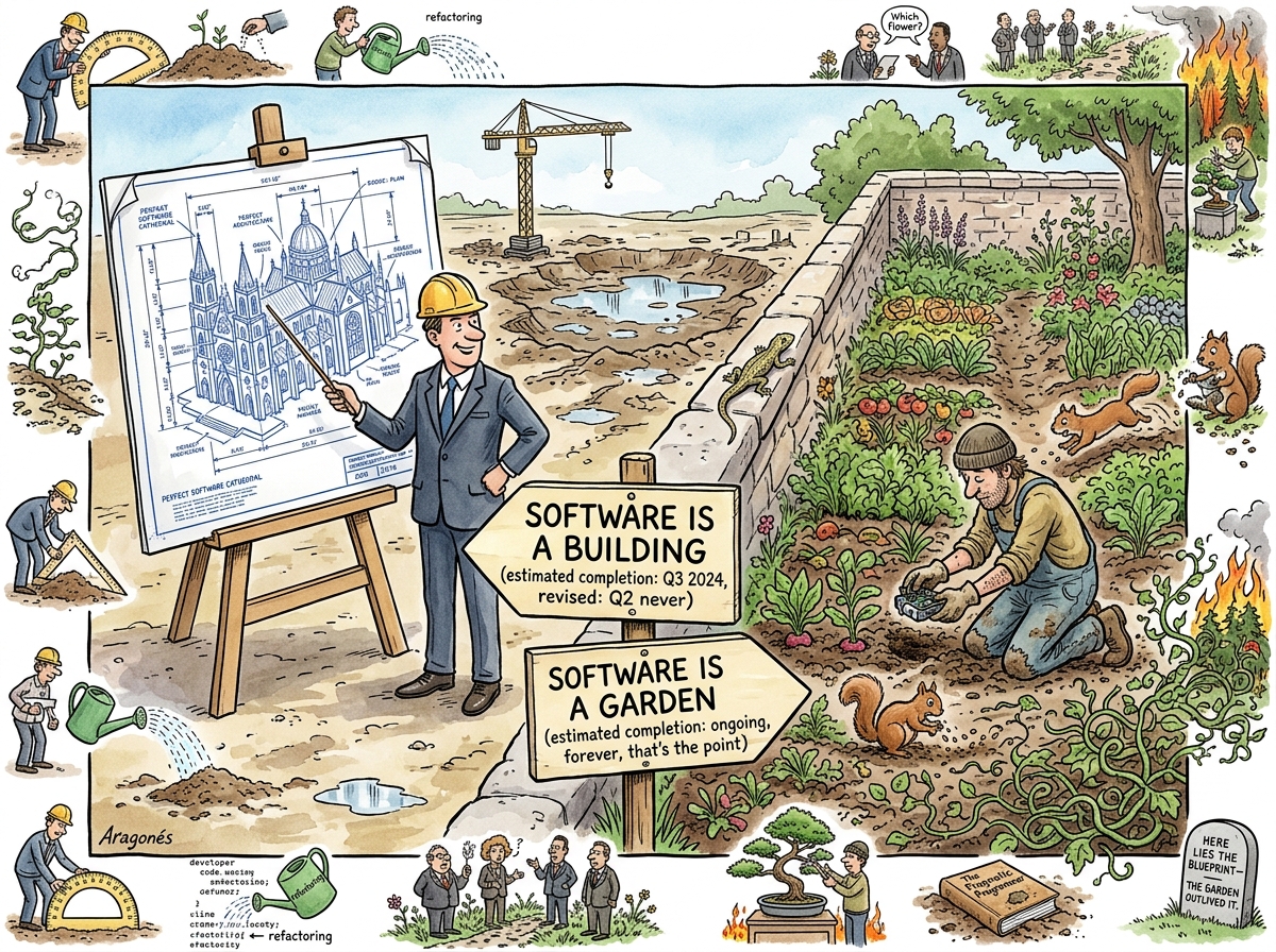 The Software Garden illustration