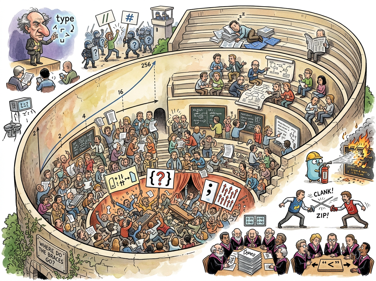 Wadler's Law illustration